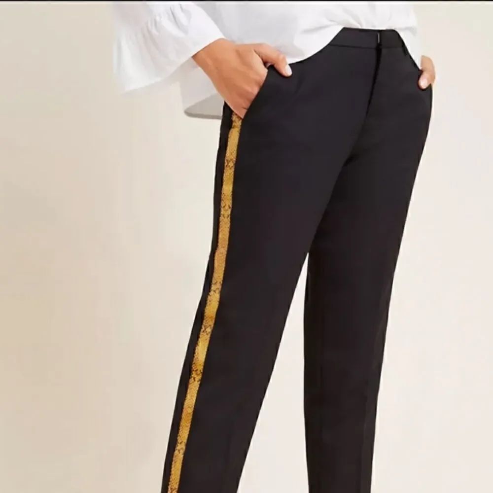 Scotch & soda tailored snake side stripe trousers